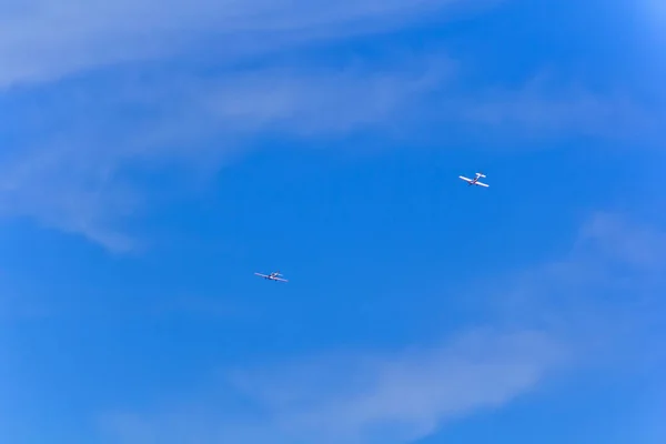 Két katonai repülőgépek — Stock Fotó