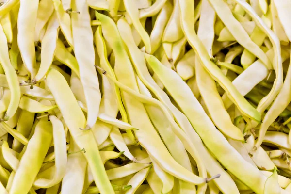 Background of yellow pods kidney beans — Stock Photo, Image