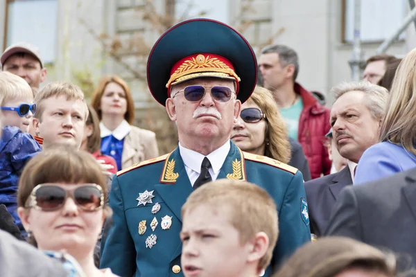 Samara Russia May 2017 Russian General Celebration Parade Annual Victory — Stock Photo, Image