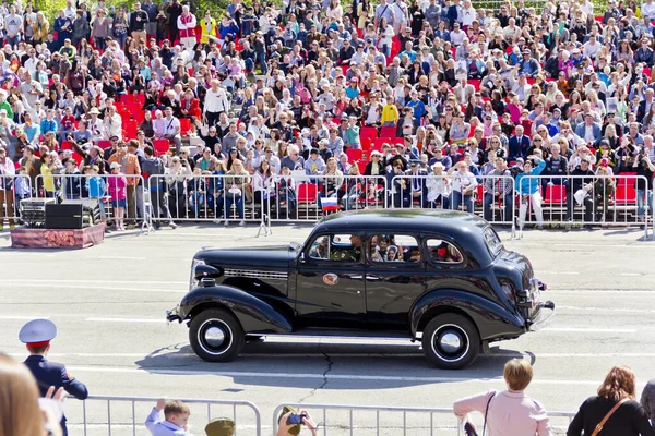 Samara Rússia Maio 2016 Transporte Militar Russo Desfile Dia Vitória Imagem De Stock