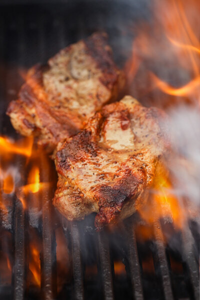 Свинина на гриле
