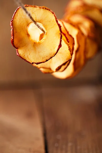 Rodajas de manzana secas — Foto de Stock