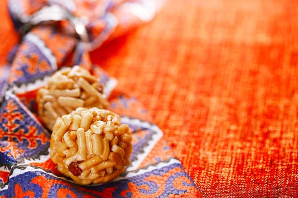 Чак-чак традиционный азиатский сладкий десерт Стоковая Картинка