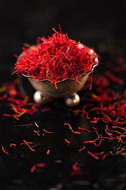 Safran baharat konu vintage kase 