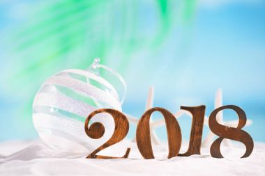 2018 yeni yıl kartı