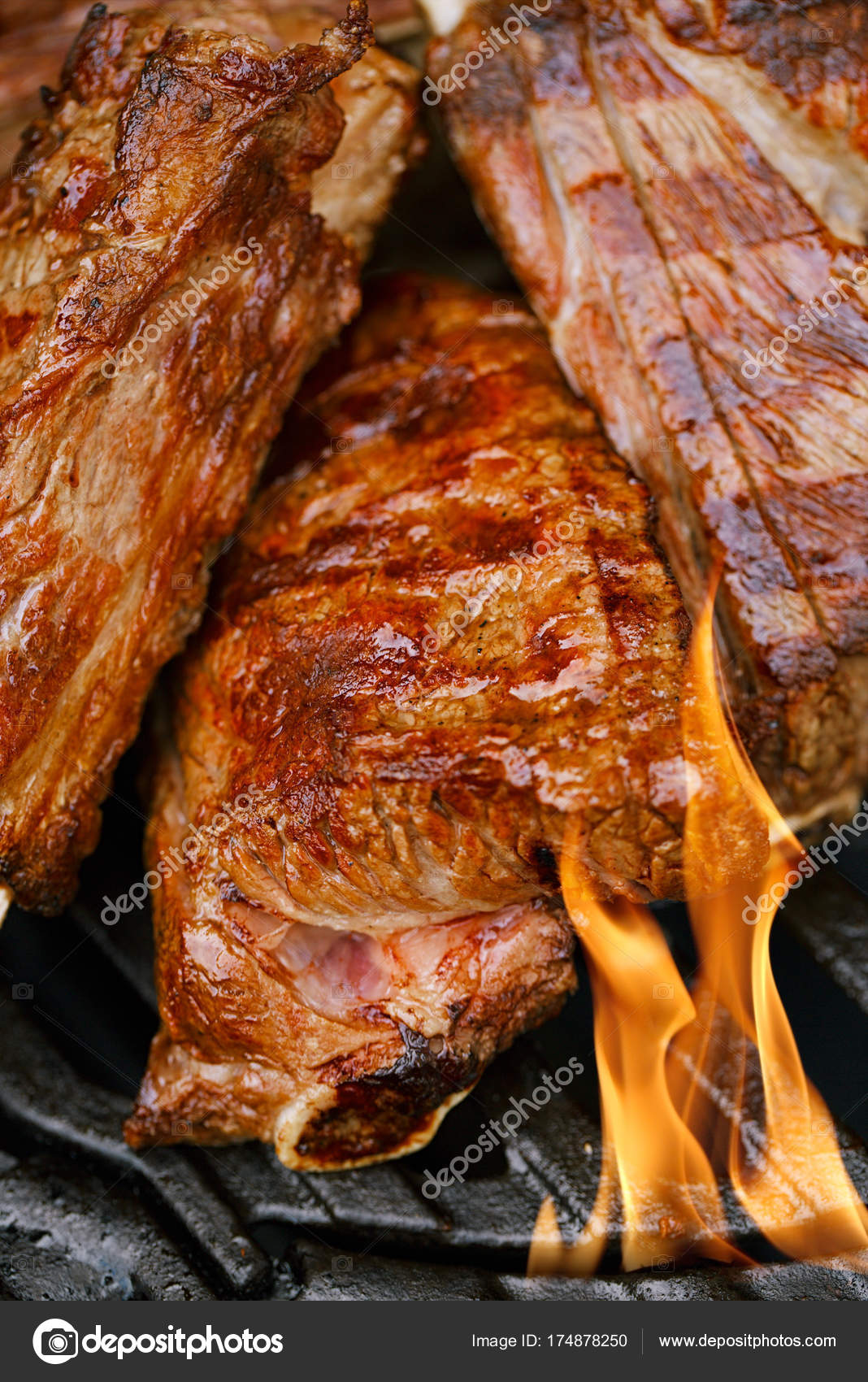 Beef short ribs — Stock Photo © lvenks #174878250