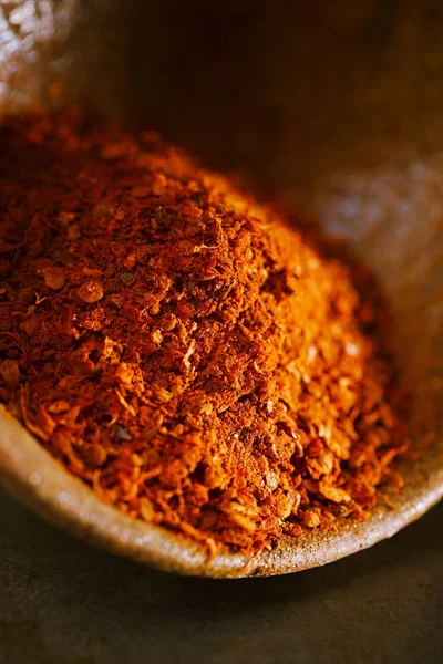 Scoop Aromatic Ras Hanout Traditional Spicy Mix Morocco — Stock Photo, Image