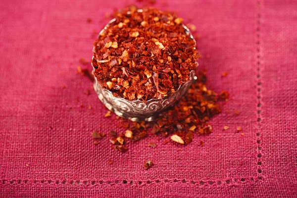 Harissa mezcla de especias - morisco rojo caliente chilles mezclado — Foto de Stock