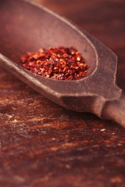 Geleneksel harissa baharat karışımı - Fas kırmızı sıcak chilles karışık