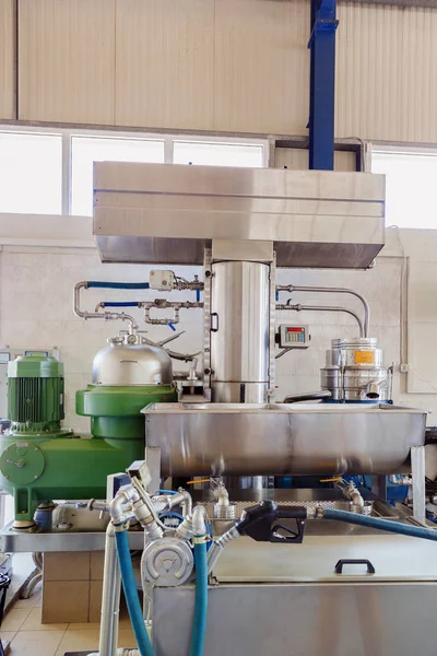 Interior plant with equipment for the production and extraction — Stock Photo, Image