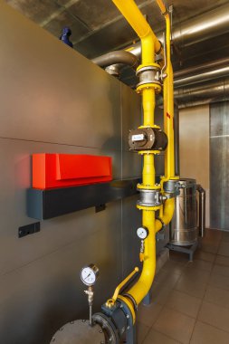 Kazanlar, pompalar, v olan bir modern gaz Kazan ev iç