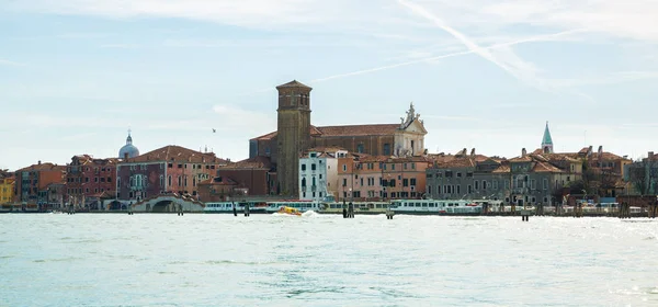 Italie, Venise, 25 février 2017. paysage urbain à Venise avec — Photo