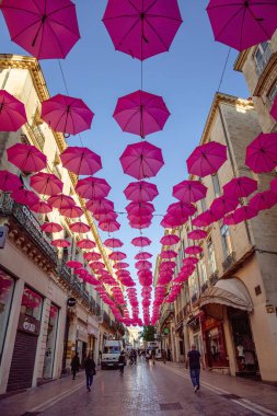 7 Ekim 2019 Montpellier şehri Fransa 'nın güneyinde.