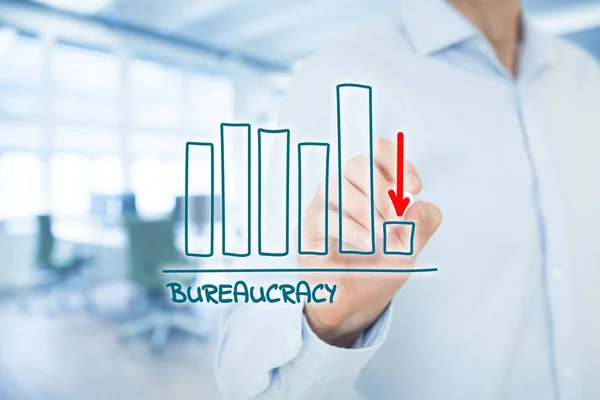 Concepto de reducción de la burocracia —  Fotos de Stock