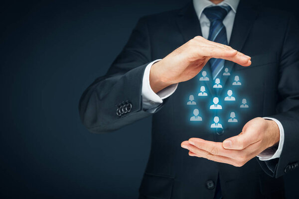 Customer manage human resources