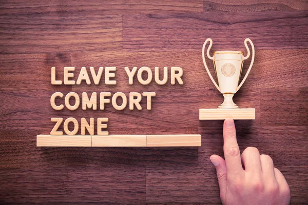 Leave comfort zone — Stock Photo, Image