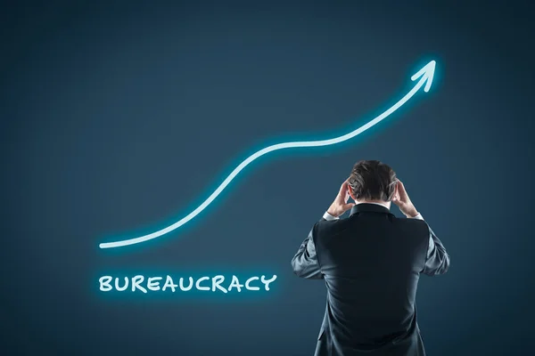 Concepto de crecimiento de la burocracia . — Foto de Stock