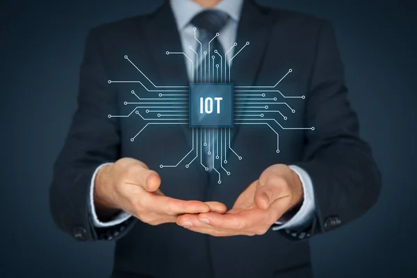 Concepto de Internet de las cosas (IOT) — Foto de Stock