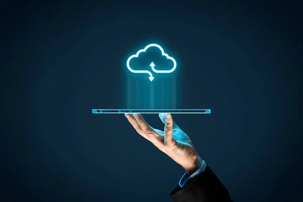 Cloud Computing-Konzept — Stockfoto