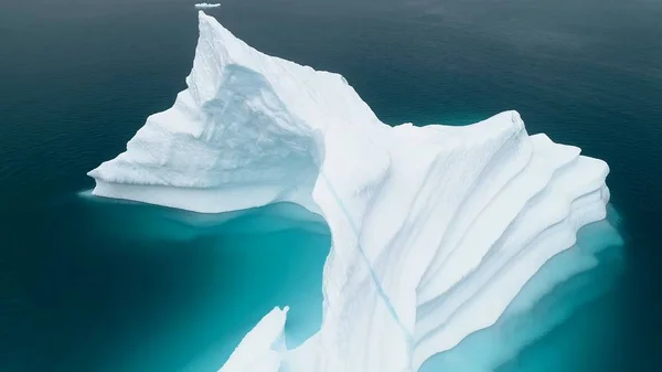 格陵兰Iceberg旅行海洋雪 — 图库照片