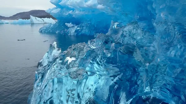 Gronelândia Iceberg Viagem Oceano Neve — Fotografia de Stock