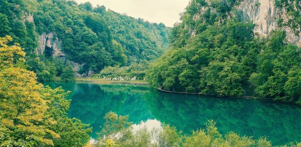 Chorvatsko Příroda Ocean Lake Sky — Stock fotografie