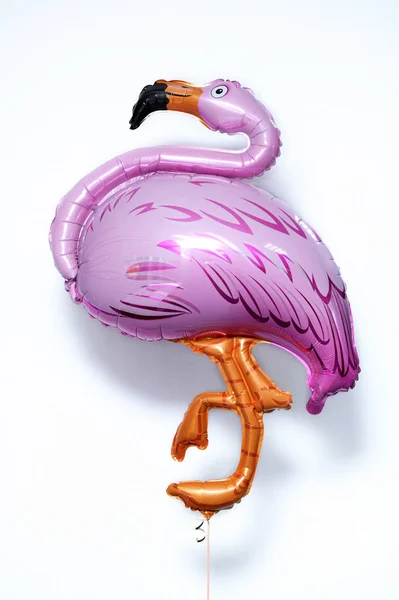Flamingo Balon Wakacje Urodziny Obrazek Stockowy