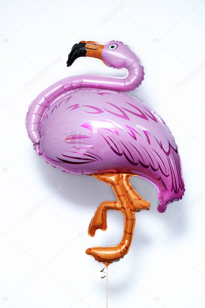Flamingo, balloon, holiday, birthday.