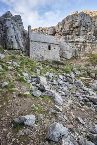 Manzara resim St Govan'ın Chapel Pemnrokeshire c çarpıcı