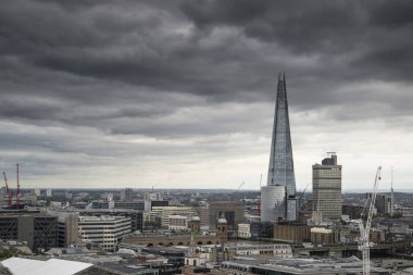 Londra cityscape manzarası C binalarda ikonik Simgesel Yapı ile