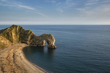 Jurassic Coast Durdle kapı güzel manzaralı