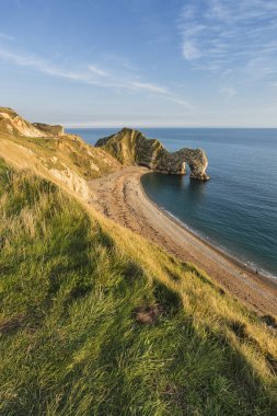 Jurassic Coast Durdle kapı güzel manzaralı