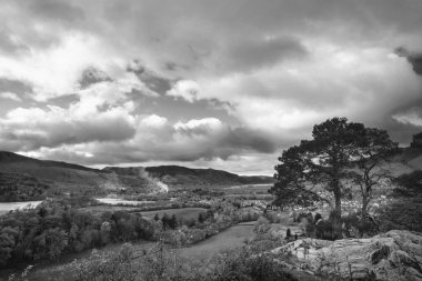 Majestic Güz Sonbaharı Castlehead 'den manzara görüntüsü 