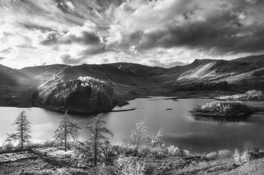 Şahin Suyu 'nun çarpıcı sonbahar manzarası destansı ışıklandırmayla