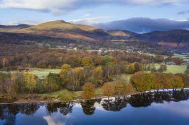 Coniston üzerinde nefes kesen canlı hava aracı manzarası görüntüleri