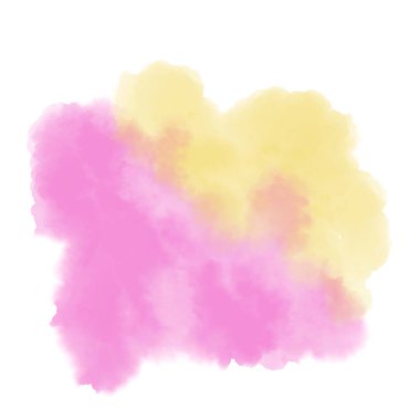 Arkaplan olarak kullanmak için pastel renklerde dijital olarak soyut suluboya oluşturuldu 