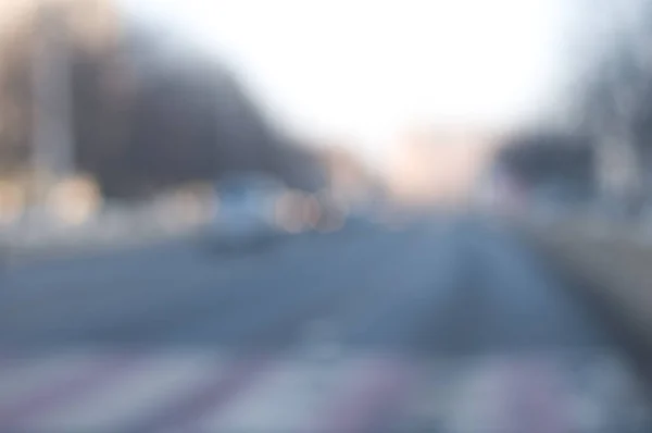 Traffic abstract background with blurry — Stock Photo, Image