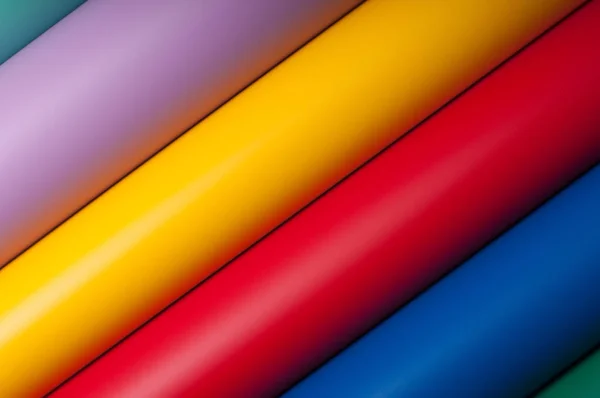 Película plástica colorida — Fotografia de Stock