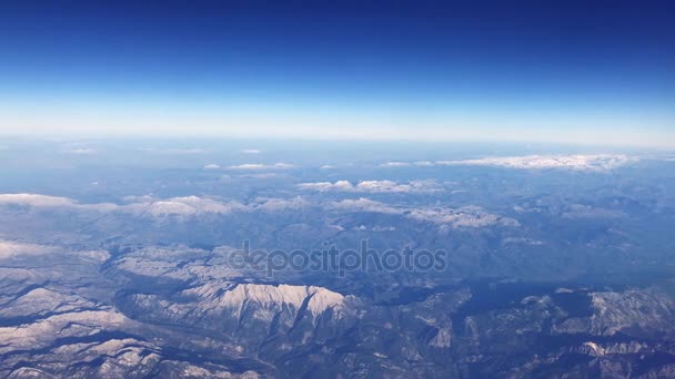 Top View Colorful Mountains Sinai Peninsula Egypt — Stock Video