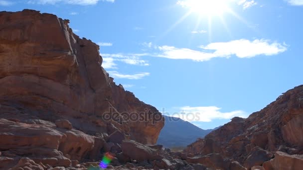 Montagne Colorate Nella Penisola Del Sinai Egitto — Video Stock