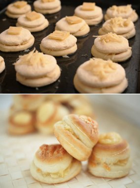 Homemade pişirme. Yakın çekim