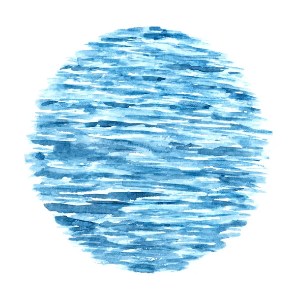 Blaue Meereswellen als natürlicher abstrakter Hintergrund — Stockfoto