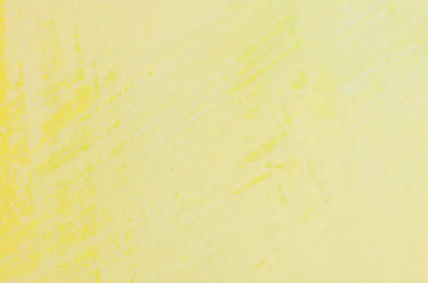 Close up pintado em tons de parede amarela — Fotografia de Stock
