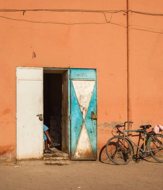 Bisiklet ile dükkâncı