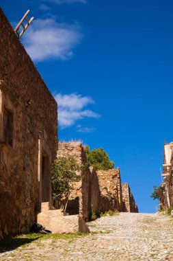 Real de Catorce köyündeki Meksika caddesi. Meksika