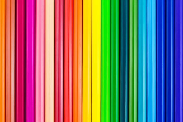 Kleurrijke achtergrond met kleurpotloden — Stockfoto