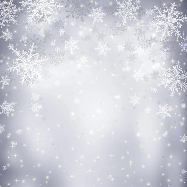 Dekorativní Vánoční pozadí s bokeh světla — Stock fotografie