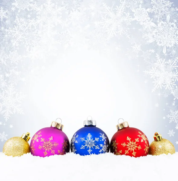 Decoratieve Kerstmis achtergrond — Stockfoto