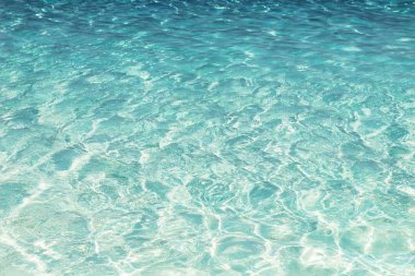Parlak mavi su dalgalanma arkaplanı