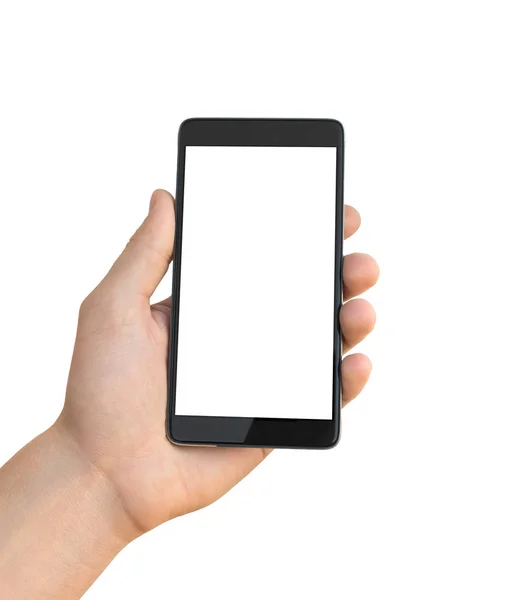 Modern okostelefon a kezében — Stock Fotó